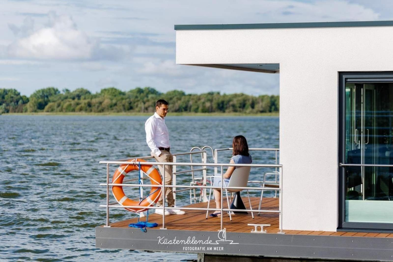 Hausboot Kranichnest Hotel Ribnitz-Damgarten Kültér fotó